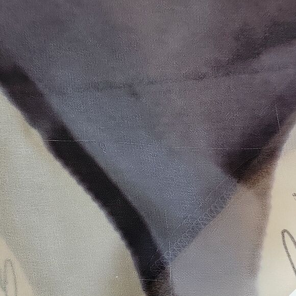 Romana LaRue by Arianne sheer kimono wrap beige & brown Women's Size OS - Picture 11 of 13